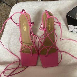 pretty pink heels